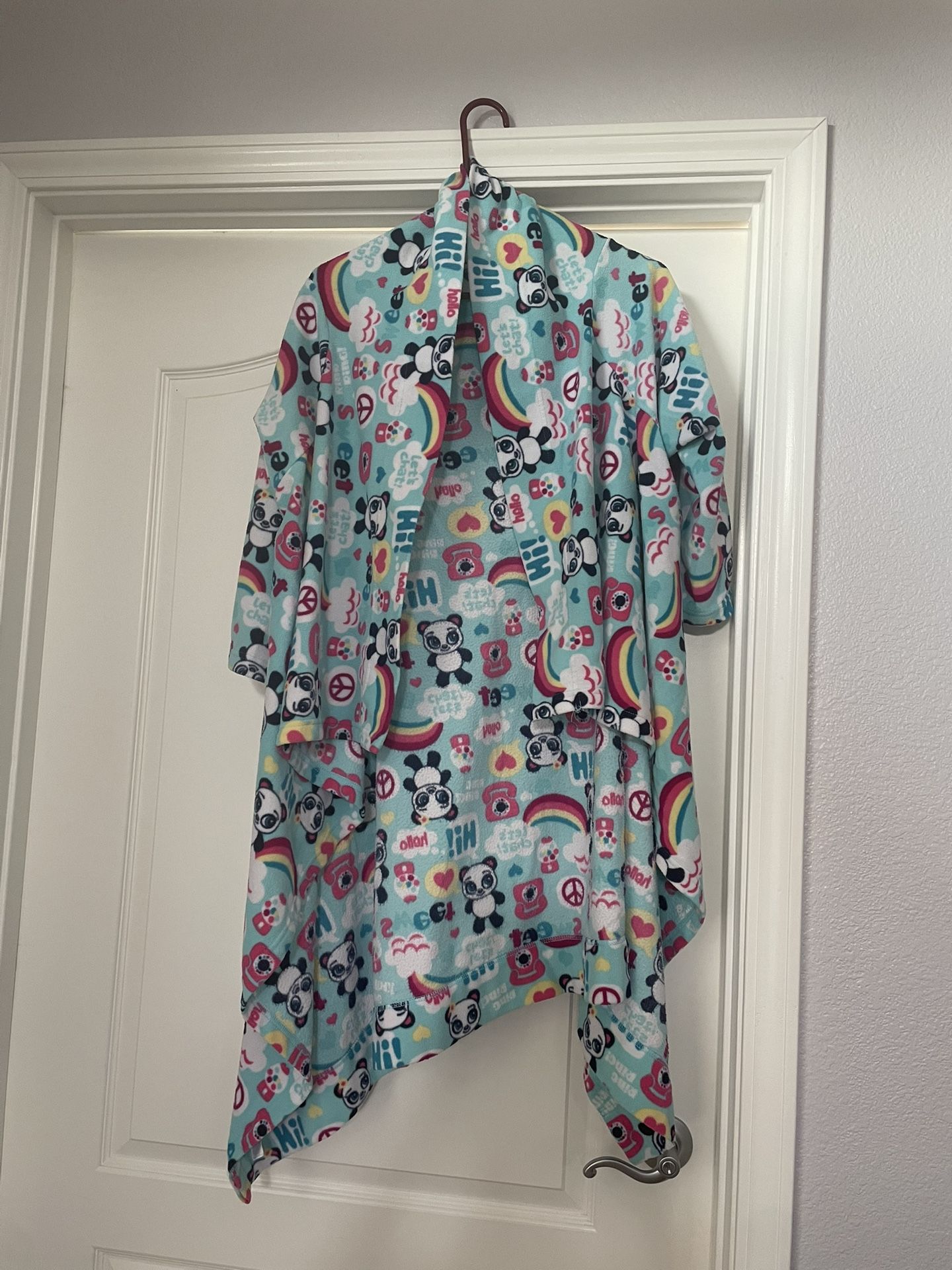 Panda And Rainbow Snuggie