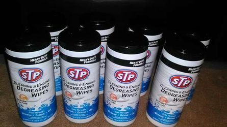 STP Cleaning & Engine Degreasing Wipes! 30 wipes per! New!