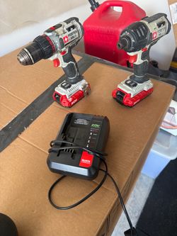 Porter-Cable 20V Drill & Impact Driver Combo Set
