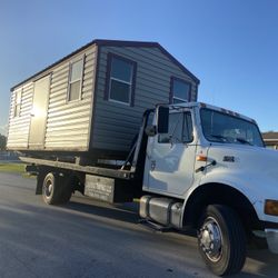 Sheds Relocated , Movemo Casita De Patio Container Rv Trailer Crane Available 