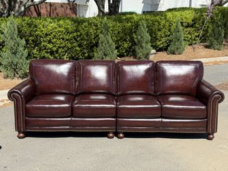 Real Italian Leather Sectional
