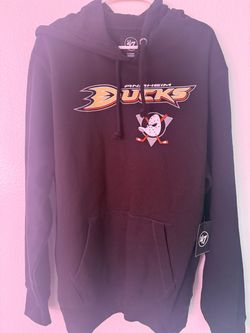 Black Anaheim Ducks pullover hoodie