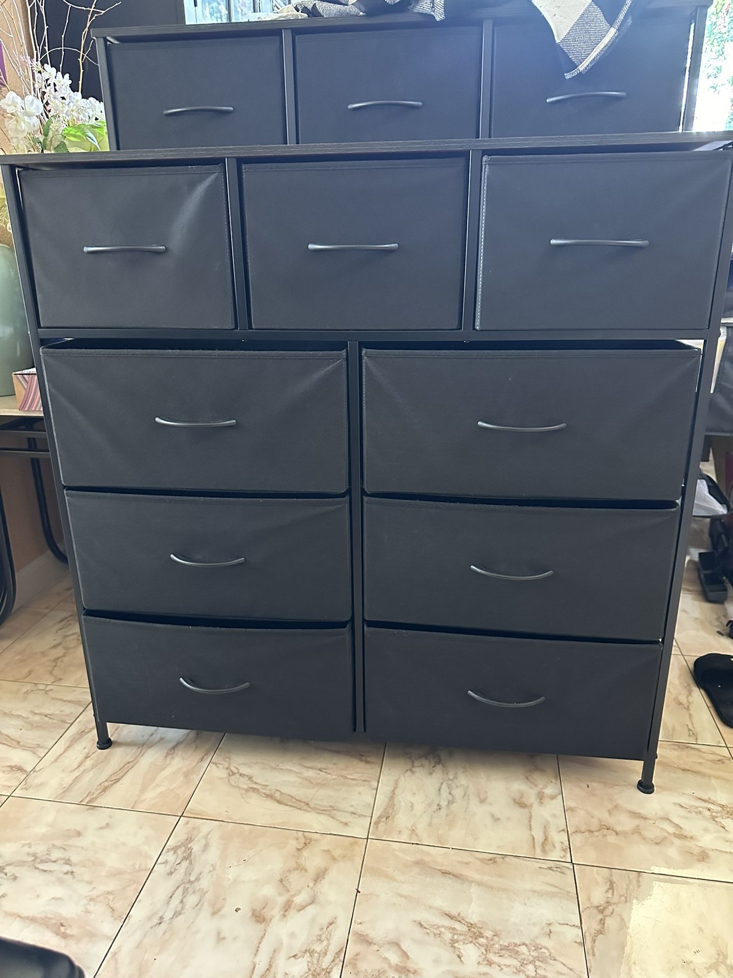 2 Sets Of Fabric Drawers