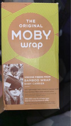 MOBY WRAP NEW BAMBOO WRAP GREY COLOR BABY CARRIER