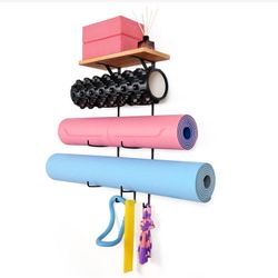 New Yoga Mat Holder Wall Mount