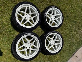 Kansei Astro wheels/tires/rims Gloss white 19 Inch 5x114.3