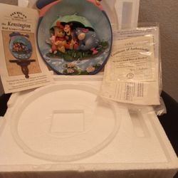 "It's Just A Small Piece Of Weather" First Issue In Bradford Exchange Plate Collection, " Pooh's Hunny Pot Adventures, Limited Edition, Oct. 31 1999