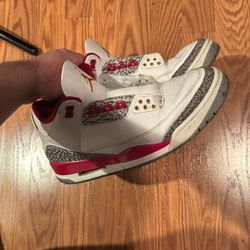Jordan 3 Cardinal Red