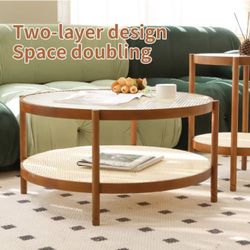 Modern Farmhouse Living Room Coffee Table  $80 