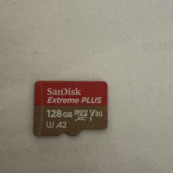 SanDisk 128 GB Extreme Plus Micro SD Memory Card