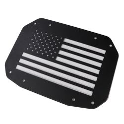 Jeep Wrangler JL 2018+ Spare Tire Carrier Delete Filler Plate - USA American Flag Style