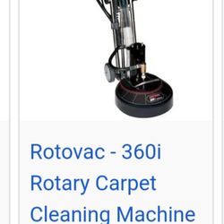 Carpet Cleaning Machine ..