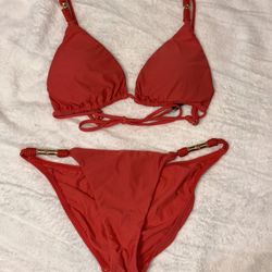VIX Paula Hermanny Bikini (Coral & Gold)