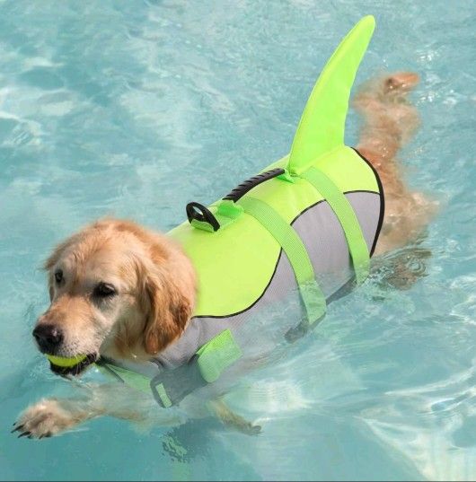 Dog Life Jacket Shark Dog