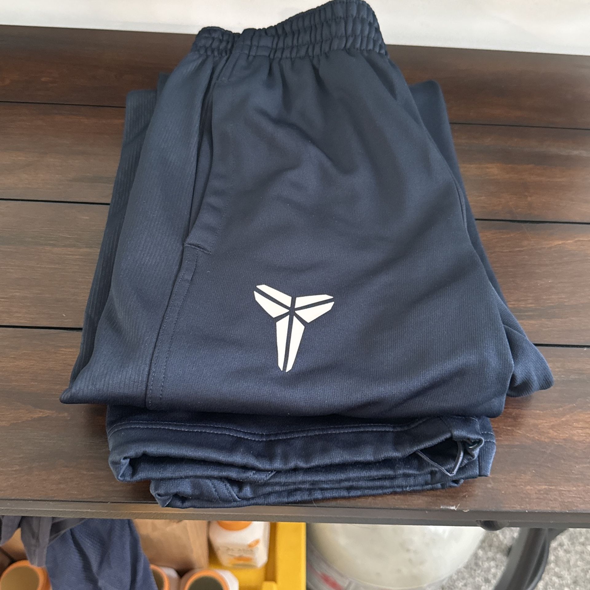 Kobe Sweat Pant Thermafit Size Small Blue 