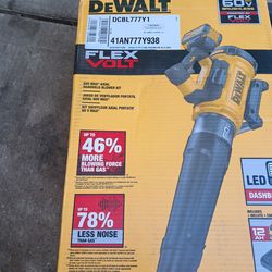 Dewalt Flexvolt blower new only tool $180 price is there firm/ nueva solo herramienta precio firme $180