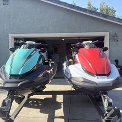 Two 2021 Kawasaki Jet Skis STX - 160   -     W/Trailer 