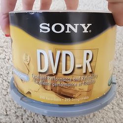 Sony 4.7GB 16x DVD-R Optical Media (50-Pack)