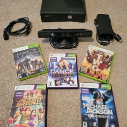 Xbox 360 w/ Kinect And Games