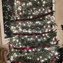 12 Ft. Artificial Christmas Tree and Tree Keeper Storage Container