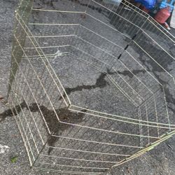 MidWest Homes for Pets Gold Zinc Exercise Pen 36” Tall 8-Panel Dog Play Yard