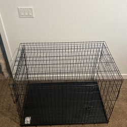 XL Dog Crate With Double Door