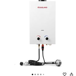 Portable propane water heater