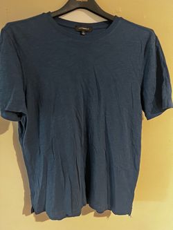 West Zero One Blue Crew Neck T-Shirt Large