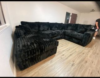 (CUSTOM) Brand New Super Plush Corduroy Sectional