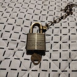 Antique US SET master lock (Brass)