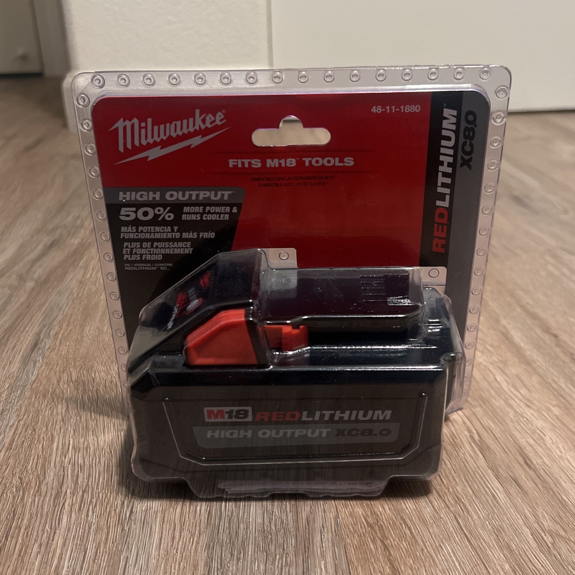 Milwaukee m18 8.0 battery