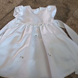 Stunning satin girls communion baptism dress 3T