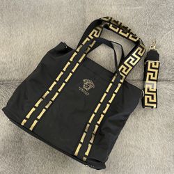 New Versace Large Black Luxury Bag