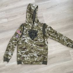 NWOT Chicago Bears Salute To Service On Field Hoodie Camo Sweatshirt Men S NFL