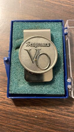 Vintage Seagram's V.O. Money clip.