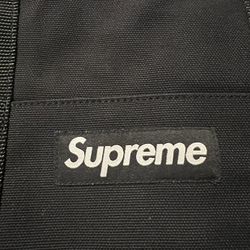 Supreme Black Tote Bag. New