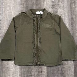 Baby & Toddler Girls 4T Olive Green Stretch Jacket