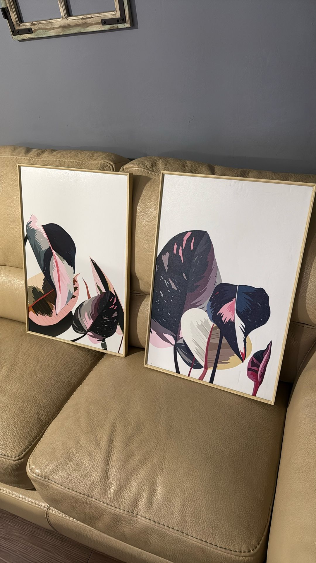 2 Beautiful Paintings Wall