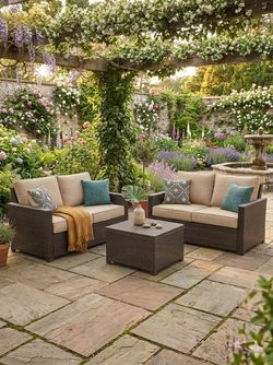 Patio outdoor sofa set patio furniture patio couch patio furniture 🚚☑️🛺🆕