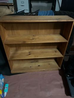 Wood bookshelf