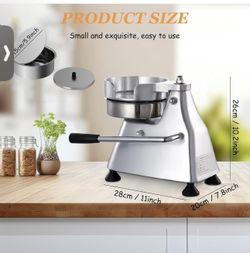 Commercial Burger Patty Maker, 6inch Hamburger Beef Patty Maker,150mm