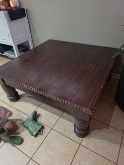 Large Square Coffee Table