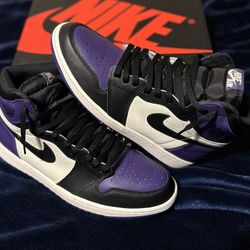 Jordan 1 High “Court Purple “ Size 13