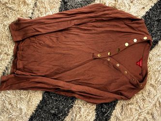 Guess Ribbed Long Sleeve Top