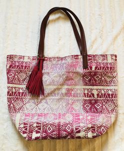Lucky Brand large canvas tote bag