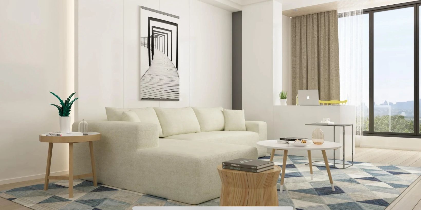 Chenille Sectional Sofa