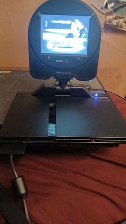Playstation 2 with color lcd .