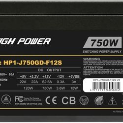 PC  POWER  SUPPLY 750W,