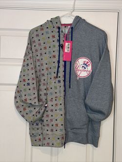 Terez Oversized Zip Hoodie NY Yankees Women’s Size M New w/ Tags