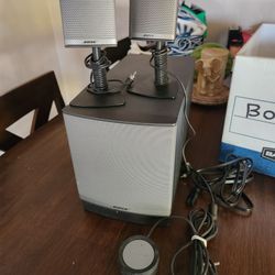 Bose Speaker System Companion 3 Speaker Subwoofer 